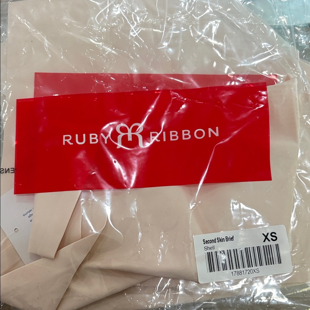 Ruby Ribbon Second Skin Brief in Shell - Picture 6 of 6